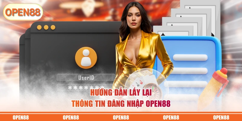 Hướng dẫn lấy lại thông tin đăng nhập OPEN88
